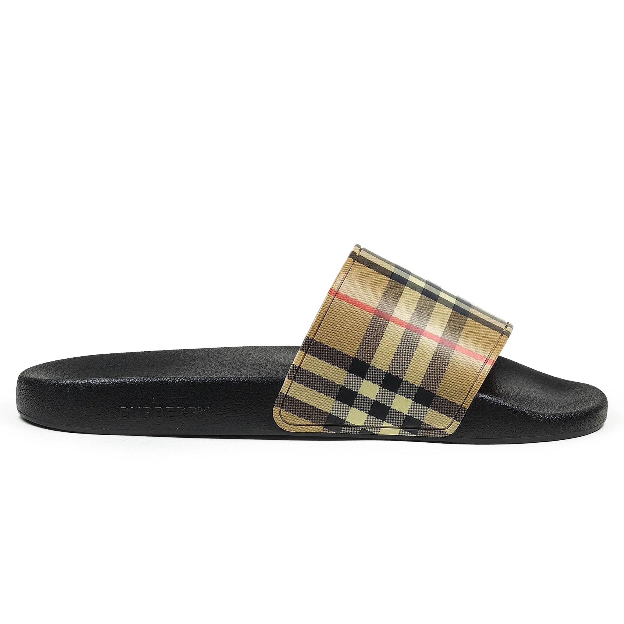 Image of Burberry Furley Beige Slides